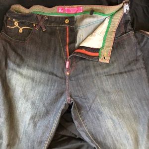 Real LRG Roots & Equipment Jeans. Multi colored